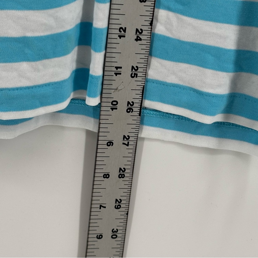 Polo Ralph Lauren Mens Blue/White Striped Short Sleeve Classic  Polo Size‎ MD - Picture 9 of 10